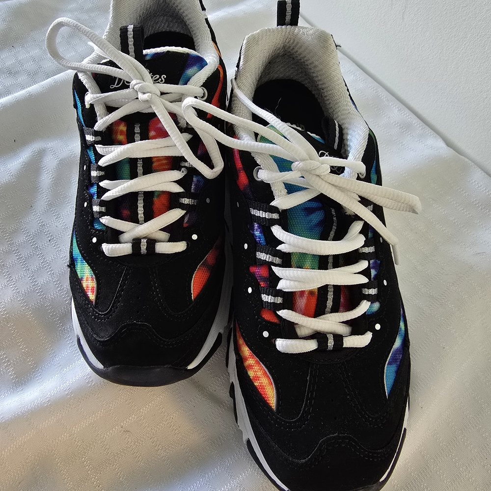Skechers Black and Multicolor Espadrilles